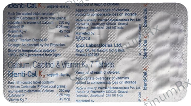Identi-Cal K2 Tablet