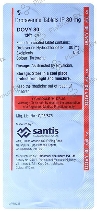 Dovy 80 Tablet