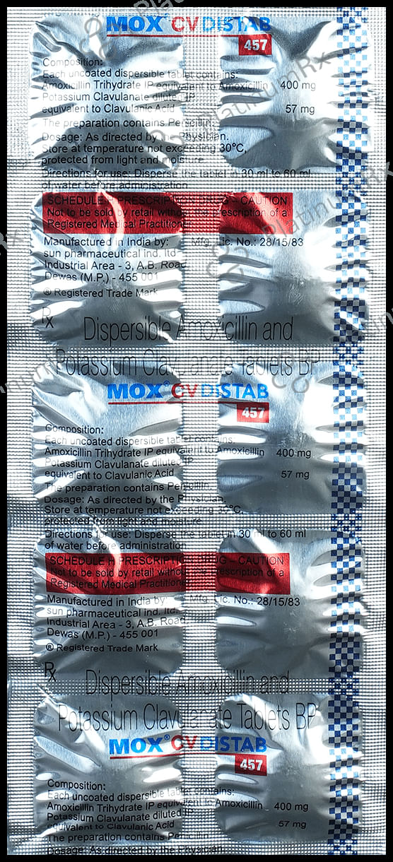 Mox P 500mg/60M Tablet 15s