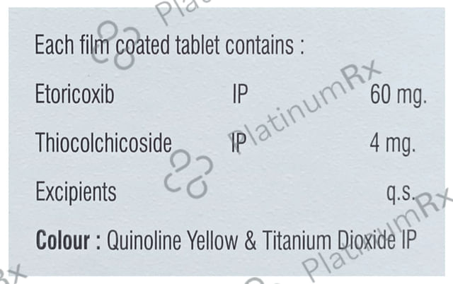 Zencoxia TH 60mg/4mg Tablet