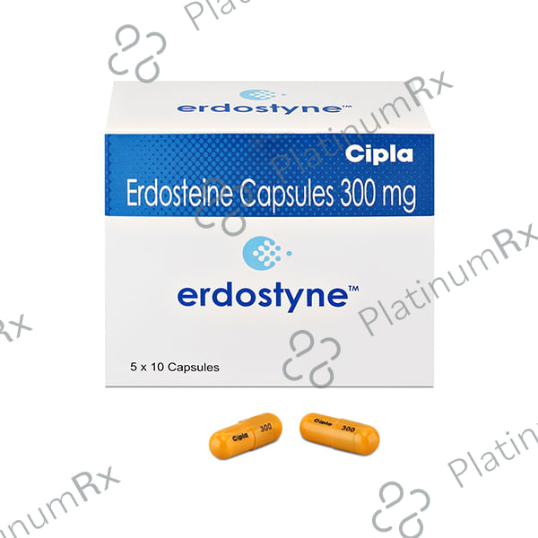 Erdostyne 300mg Capsule 10s