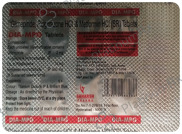 Dia-MPG Tablet SR
