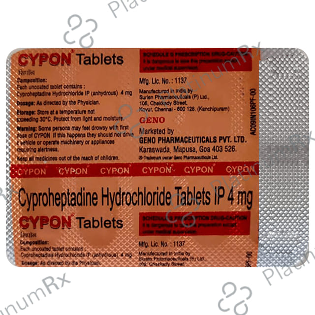 Cypon 4mg Tablet 10s