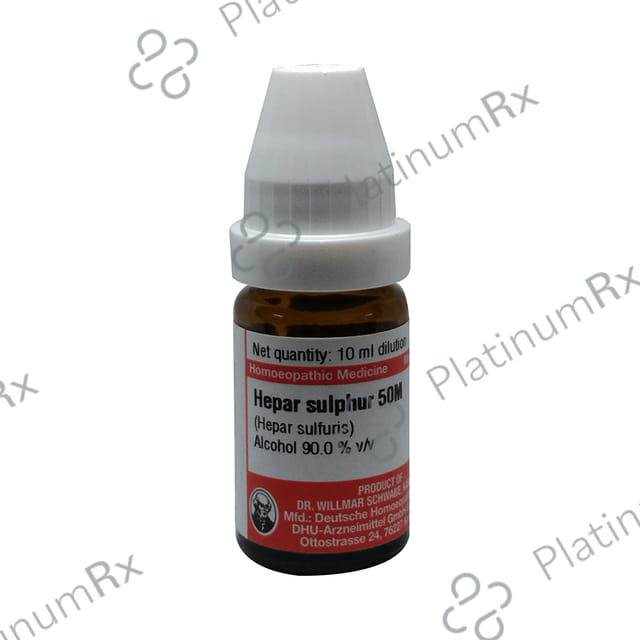 Dr Willmar Schwabe Germany Hepar Sulphur Dilution 50M