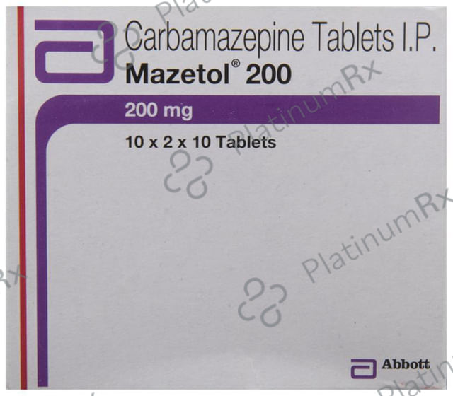 Mazetol 200mg Tablet 10s