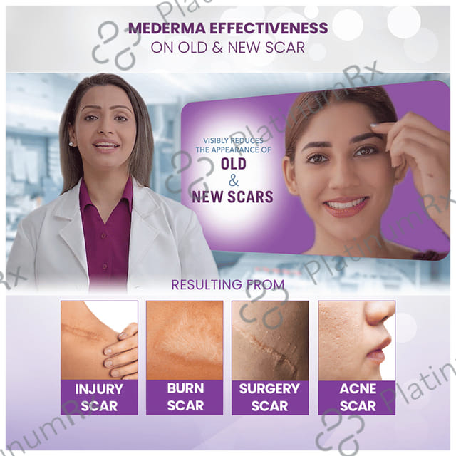 New Mederma Advanced Plus Scar Gel 10gm