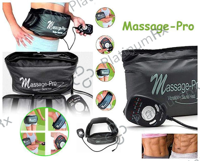 Dominion Care Massage Pro Slimming Belt with 5 Speed Vibration and Sauna Heat Weight Loss Body Wrap