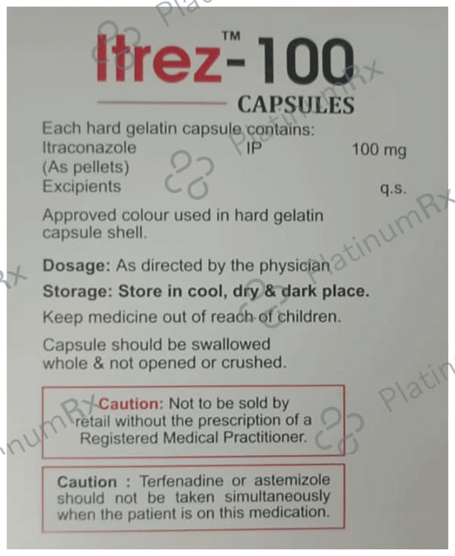 Itrez 100 Capsule