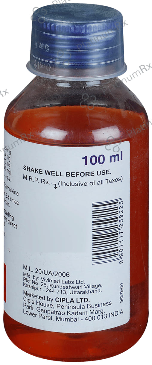 Bro Cofdex Syrup Raspberry 100ml