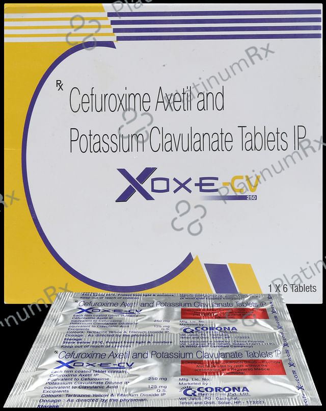 Xoxe CV 250/125mg Tablet 6s
