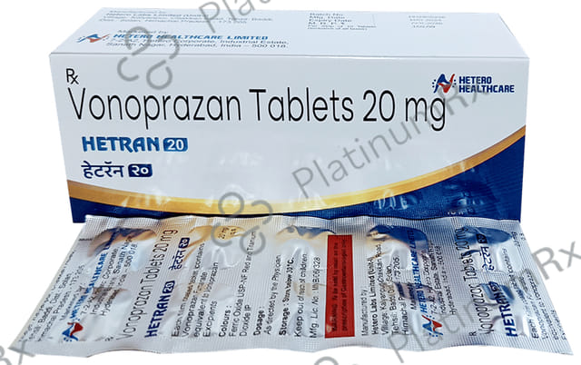 Hetran 20mg Tablet 10s