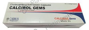 Calcirol Gems Soft Gelatin Capsule 4s