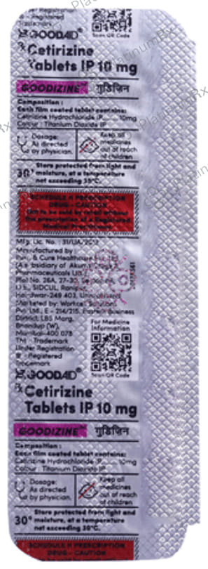 Goodizine 10mg Tablet 10s