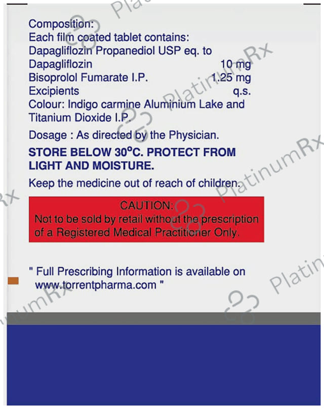 Corbis D 1.25/10mg Tablet 15s
