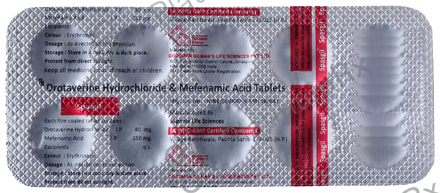 Spasgil 80mg/250mg Tablet