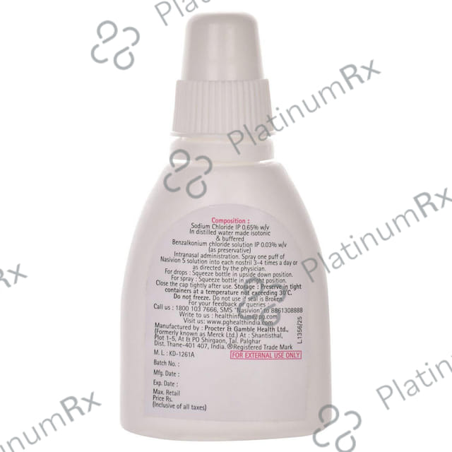 Nasivion S Nasal Spray 10ml