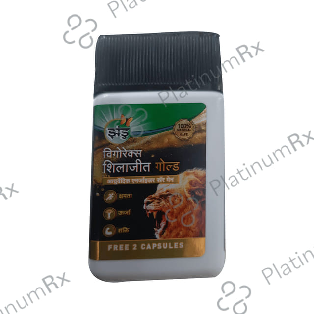 Zandu Vigorex Shilajit Gold Capsule 22s