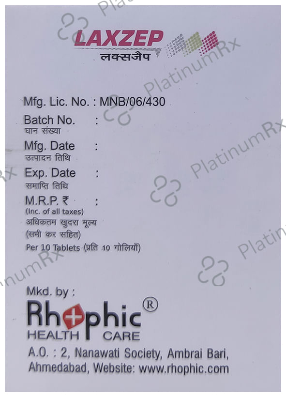 Laxzep Tablet