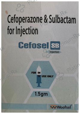 Cefosel SB 1.5gm Injection
