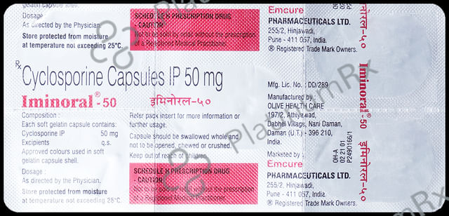 Iminoral 50mg Capsule 5s