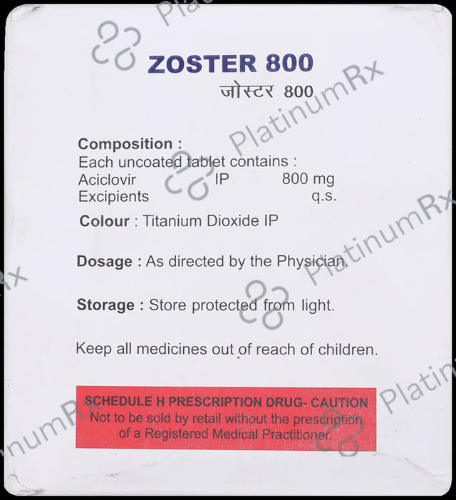 Zoster 800 Tablet