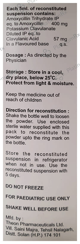Amentoclav Duo 400/57mg Dry Syrup 30ml