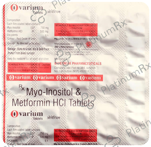 Ovarium 500mg/750mg Tablet