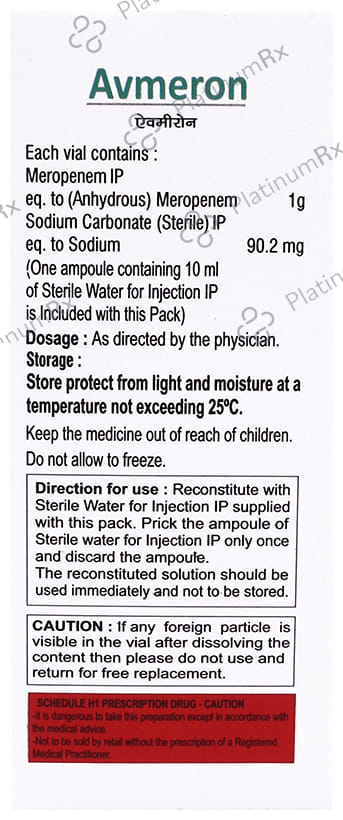 Avmeron Injection