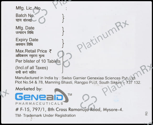 Cliaid T 10/40mg Tablet 10s