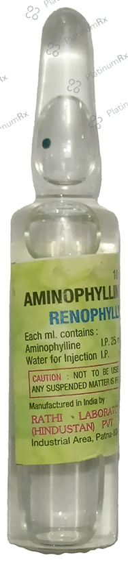 Renophyllline 25mg Injection 10ml