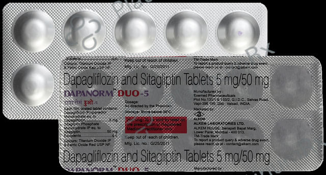 Dapanorm Duo 5/50mg Tablet 10s