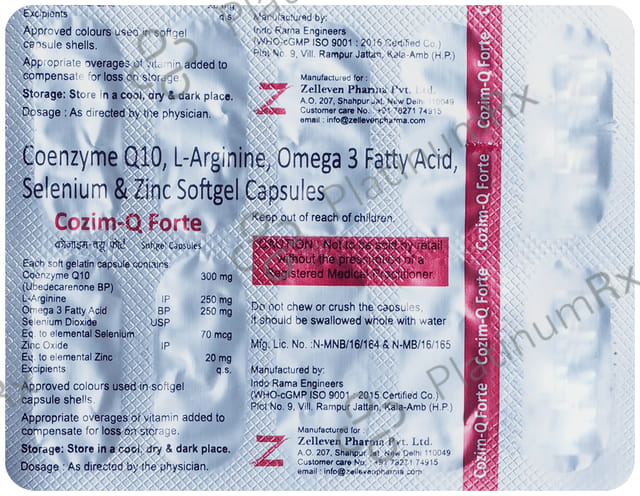 Cozim Q Forte Capsule 10s