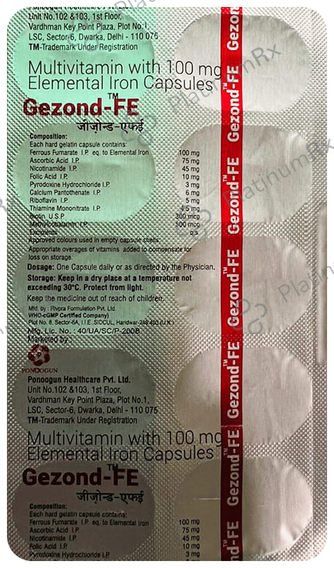 Gezond FE Capsule 10s