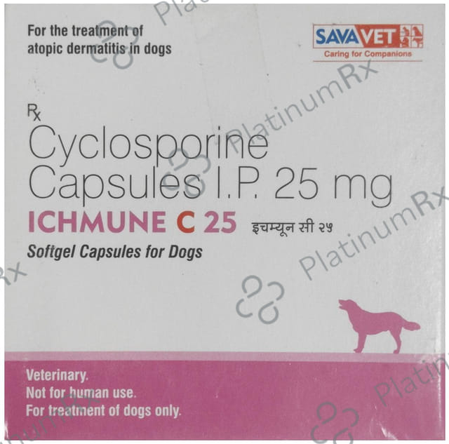 Ichmune C 25mg Pet Capsule 6s