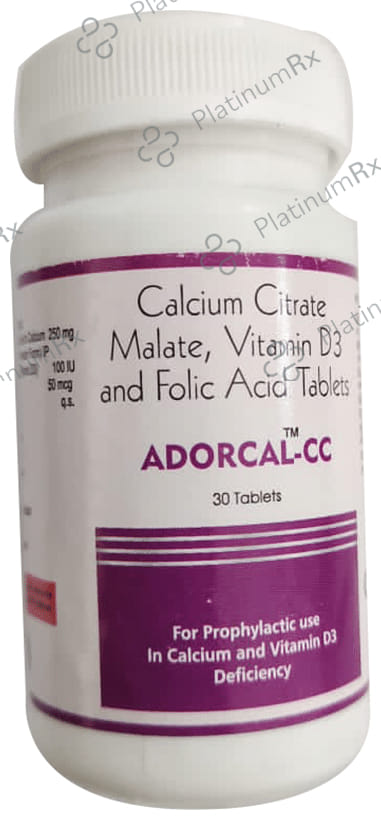 Adorcal CC Tablet 30s