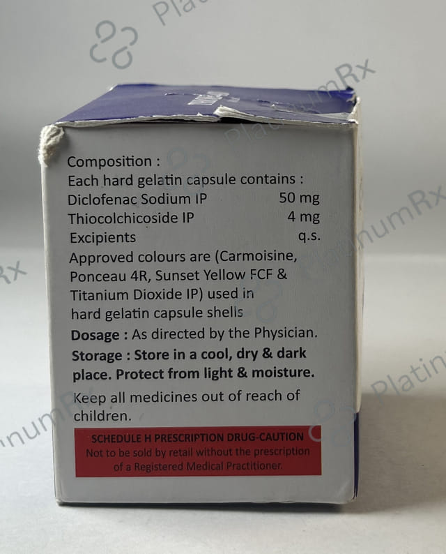 Thiokem 4/50mg D Capsule 10s