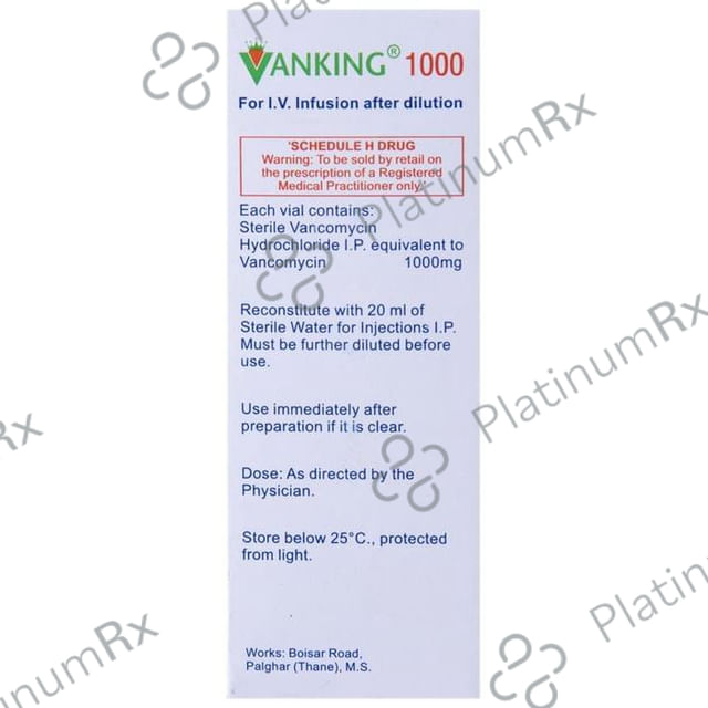Vanking 1gm Infusion 10ml