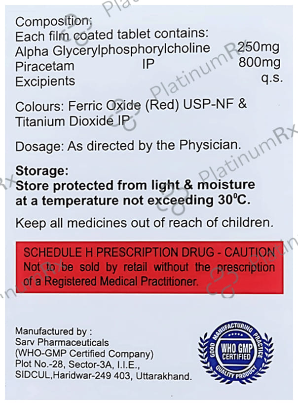 Patricetam GPC Tablet 10s