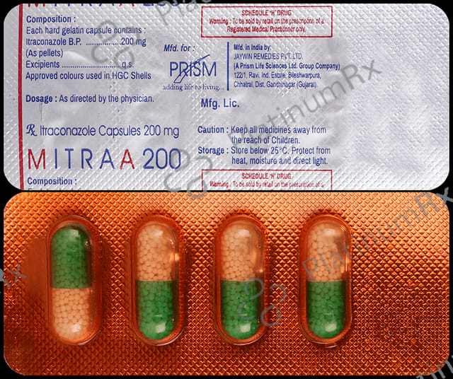 Mitraa 200mg Capsule 4s
