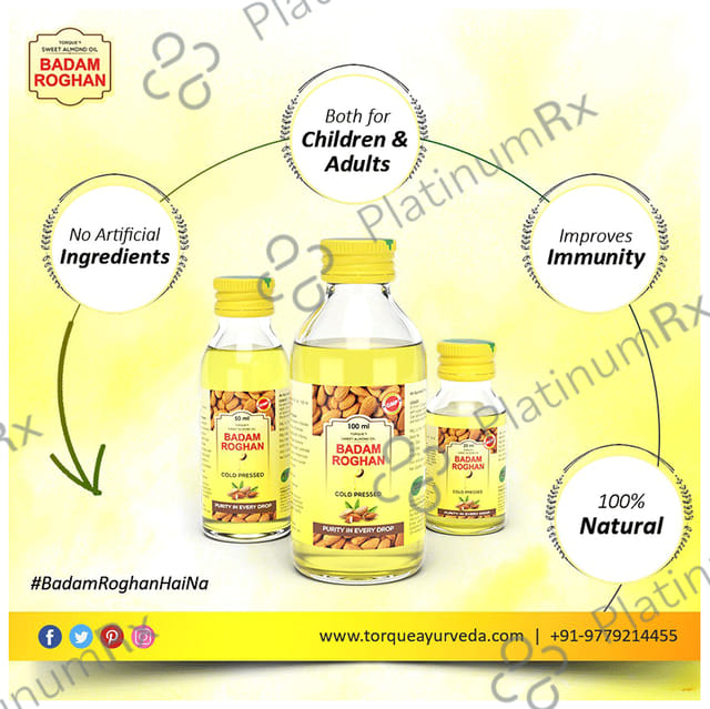 Torque Badam Roghan Oil (100ml Each) 1 Bottle