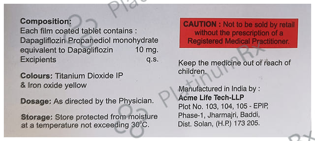 Daxiga 10mg Tablet 10s