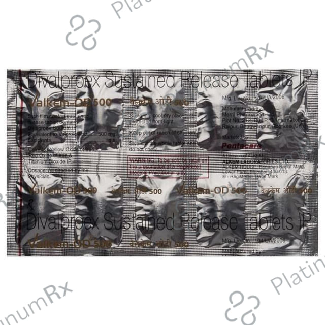 Valkem OD SR 500mg Tablet 10s