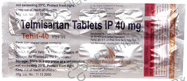 Tehit 40mg Tablet 10s