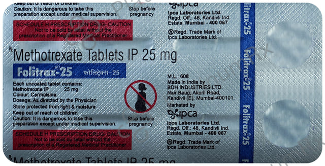 Folitrax 25mg Tablet 4s
