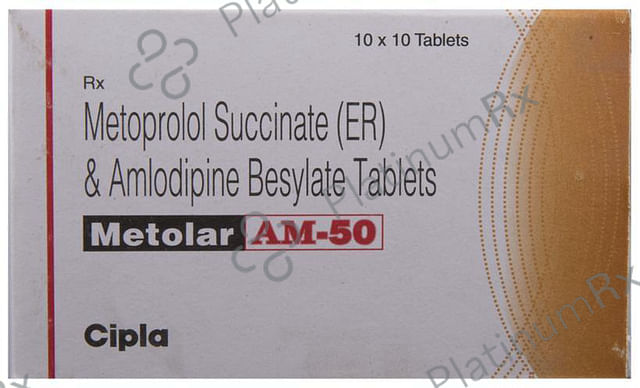Metolar AM 5/50mg Tablet 10s