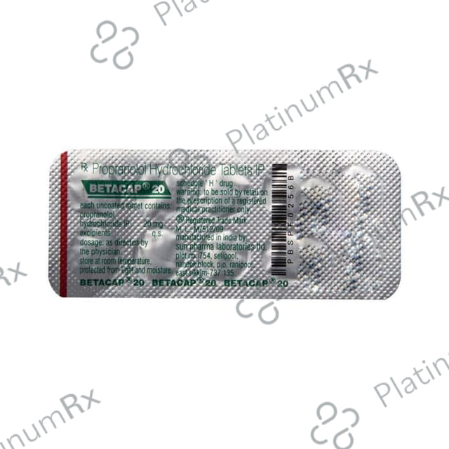Betacap 20mg Tablet 10s