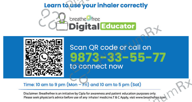 Glycohale FB 12.5/6/200mcg Inhaler 120MDI