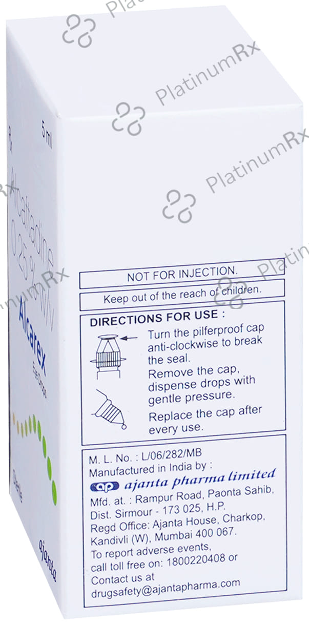 Alcarex 0.25% Eye Drop 5ml