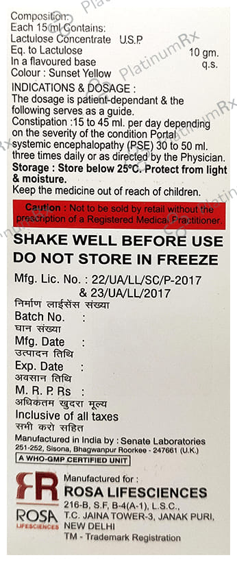 Pruclear L 10000mg Laxative Syrup 200ml