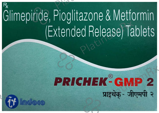 Prichek GMP 2/500/15mg Tablet ER 15s